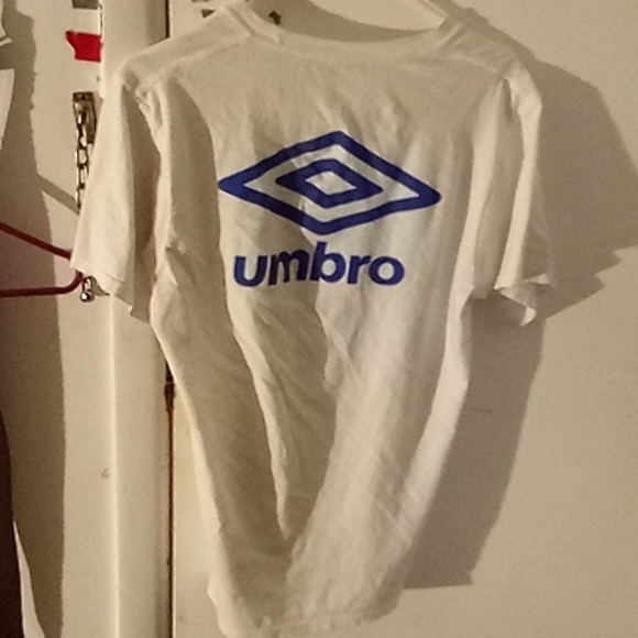 Umbro soccer game club challenge size small color white and blue  ATC - Picture 5 of 8